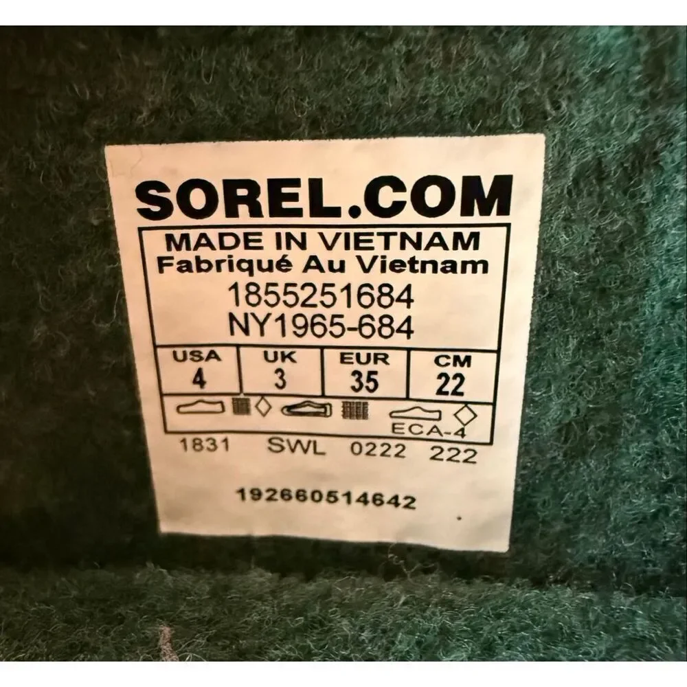 Sorel Big Kids Size 4 Flurry Boots Blooming Pink Winter Snow Waterproof Thermal